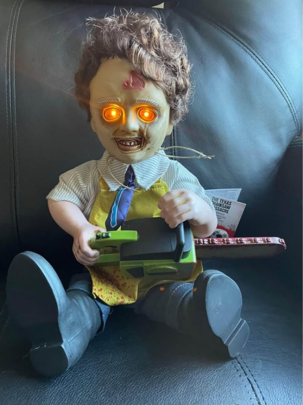 NEW - Animated Texas Chainsaw Massacre Plush Doll - Halloween